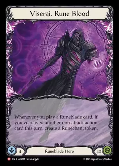Viserai, Rune Blood AVS001 - Armory Deck Legends - Viserai, Rune Blood - Flesh and blood card