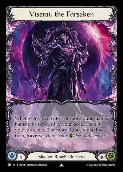 Viserai, the Forsaken IAR106 - Usurp the Shadow Throne - Flesh and blood card