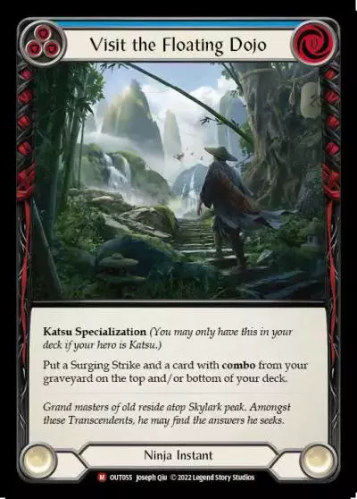 Visit the Floating Dojo BLUE OUT055 - Outsiders - Flesh and blood card