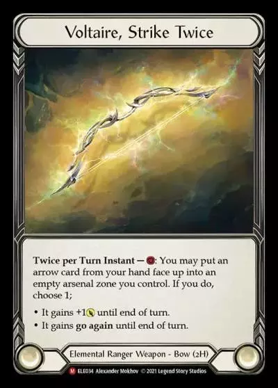 Voltaire, Strike Twice ELE034 - Tales of Aria - Flesh and blood card