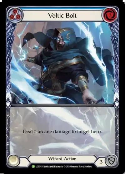 Voltic Bolt BLUE LGS043-RF - Armory - Season 3 - Flesh and blood card