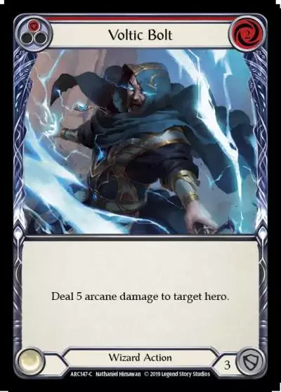 Voltic Bolt RED ARC147 - Arcane Rising - Flesh and blood card