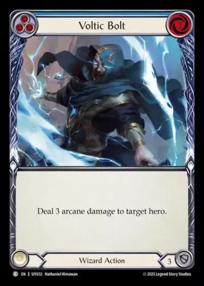 Voltic Bolt SIY032 - Silver Age Chapter 1 - Iyslander - Flesh and blood card