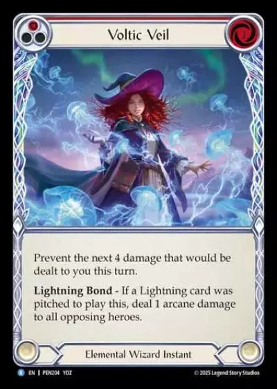 Voltic Veil PEN204 - Compendium of Rathe - Flesh and blood card