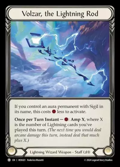 Volzar, the Lightning Rod ROS021 - Rosetta - Flesh and blood card