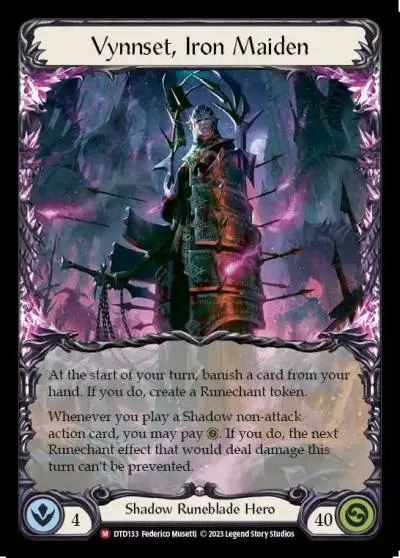 Vynnset, Iron Maiden DTD133 - Dusk till Dawn - Flesh and blood card