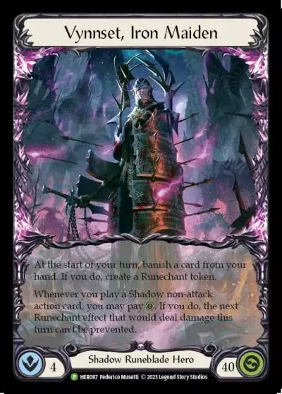 Vynnset, Iron Maiden HER087-CF - Judge Pack - Season 2 - Flesh and blood card