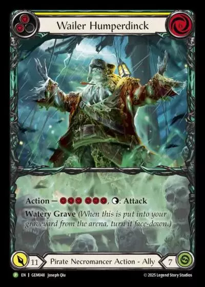 Wailer Humperdinck YELLOW GEM048-RF - GEM - Pack 2 - Flesh and blood card