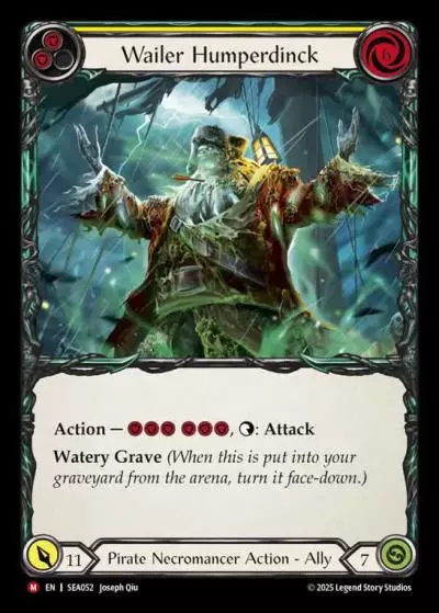 Wailer Humperdinck YELLOW SEA052 - High Seas - Flesh and blood card