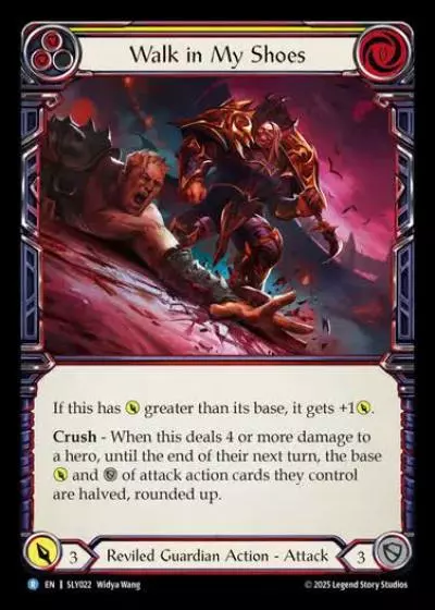 Walk in My Shoes SLY022 - Silver Age Chapter 3 - Lyath Goldmane - Flesh and blood card