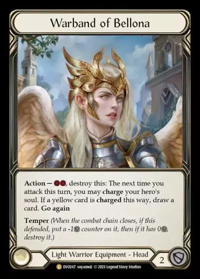 Warband of Bellona EVO247-RF - Bright Lights - Flesh and blood card