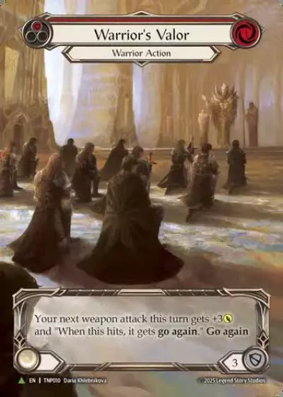 Warrior's Valor TNP010-MV - Tournament Pack - Flesh and blood card