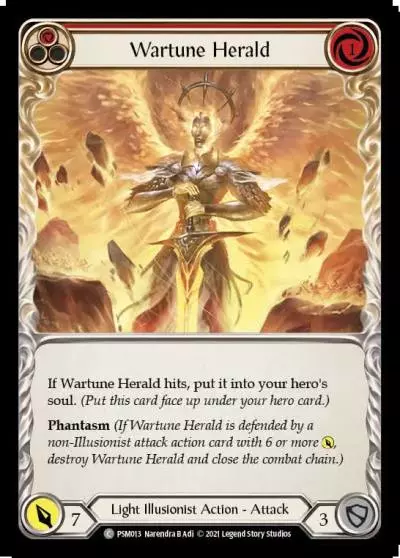 Wartune Herald RED PSM013 - Prism - Blitz Deck - Flesh and blood card