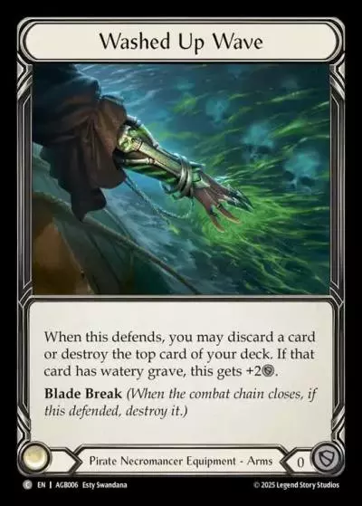Washed Up Wave AGB006-RF - Armory Deck - Gravy Bones - Flesh and blood card