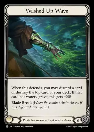 Washed Up Wave SEA046 - High Seas - Flesh and blood card