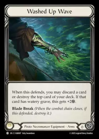 Washed Up Wave SGB007 - Silver Age Chapter 3 - Gravy Bones - Flesh and blood card