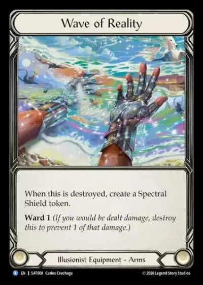 Wave of Reality SAT008 - Silver Age - Prism, Advent of Thrones - Flesh and blood card