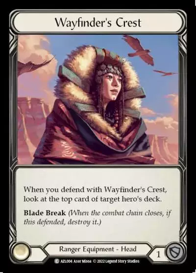 Wayfinder's Crest AZL004 - Azalea - Blitz Deck - Flesh and blood card