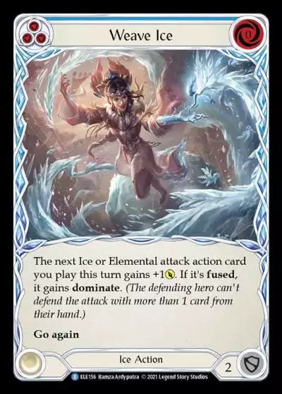 Weave Ice BLUE ELE156 - Tales of Aria - Flesh and blood card