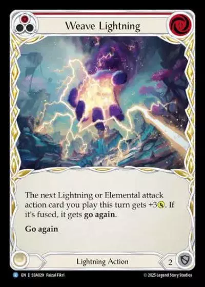 Weave Lightning SBA029 - Silver Age Chapter 3 - Briar - Flesh and blood card