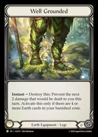 Well Grounded LGS313-RF - Pre-release - Rosetta - Flesh and blood card