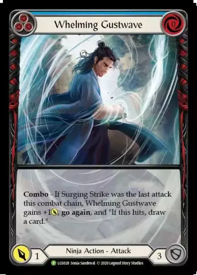 Whelming Gustwave BLUE LGS028-RF - Armory - Season 3 - Flesh and blood card