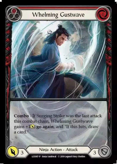 Whelming Gustwave RED LGS007 - Armory - Season 1 - Flesh and blood card
