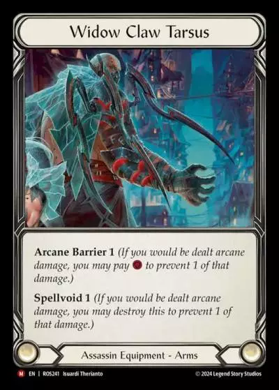 Widow Claw Tarsus ROS241 - Rosetta - Flesh and blood card