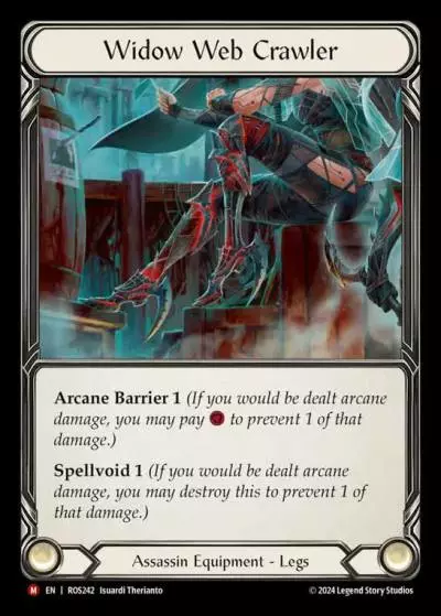 Widow Web Crawler ROS242 - Rosetta - Flesh and blood card