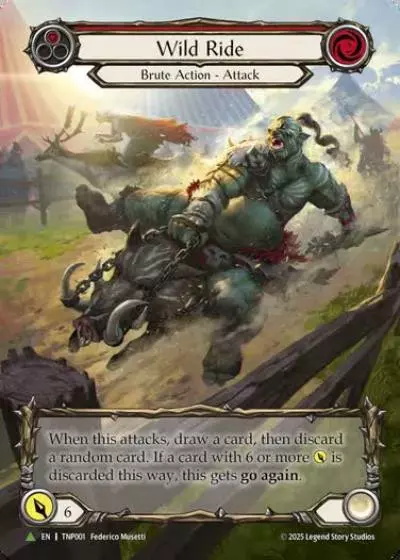 Wild Ride TNP001-MV - Tournament Pack - Flesh and blood card
