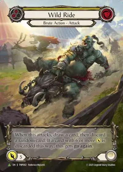 Wild Ride TNP002-MV - Tournament Pack - Flesh and blood card