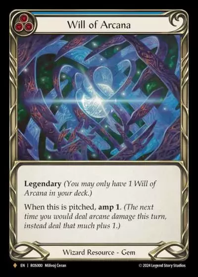 Will of Arcana BLUE ROS000-RF - Rosetta - Flesh and blood card