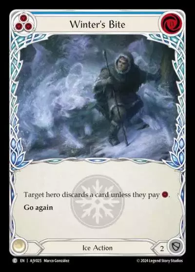 Winter's Bite BLUE AJV025 - Armory Deck Origins - Jarl Vetreiði - Flesh and blood card