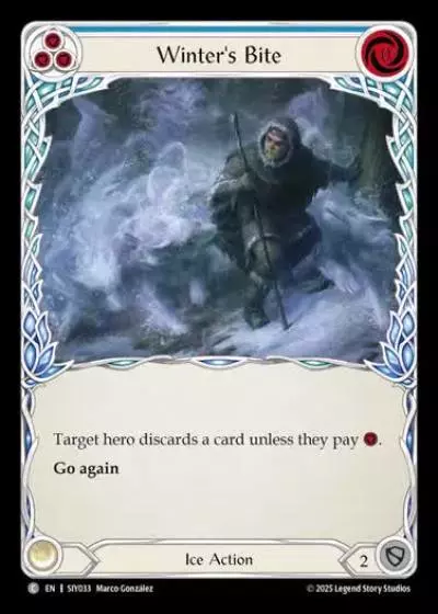Winter's Bite SIY033 - Silver Age Chapter 1 - Iyslander - Flesh and blood card