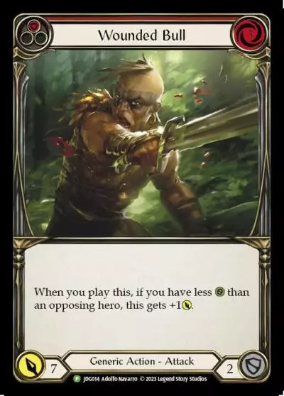 Wounded Bull RED JDG014-CF - Judge Pack - Season 1 - Flesh and blood card