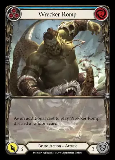 Wrecker Romp BLUE LGS005 - Armory - Season 1 - Flesh and blood card