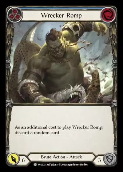 Wrecker Romp BLUE RVD023 - Classic Battles: Rhinar vs Dorinthea - Flesh and blood card