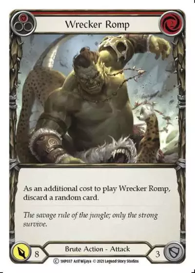 Wrecker Romp RED 1HP037 - History Pack 1 - Flesh and blood card