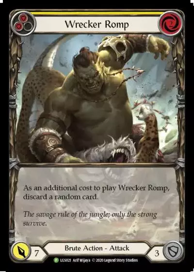 Wrecker Romp YELLOW LGS021-RF - Armory - Season 3 - Flesh and blood card