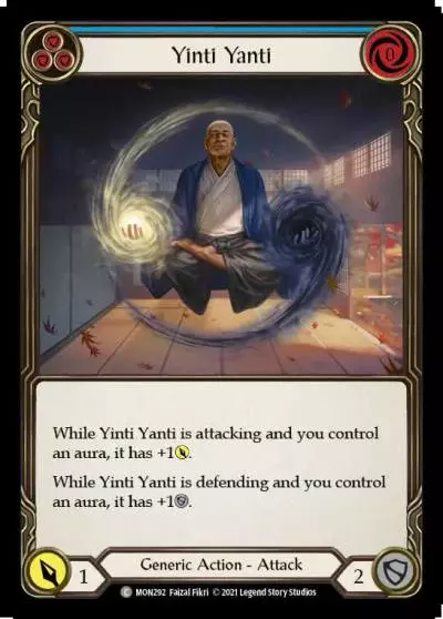 Yinti Yanti BLUE MON292 - Monarch - Flesh and blood card