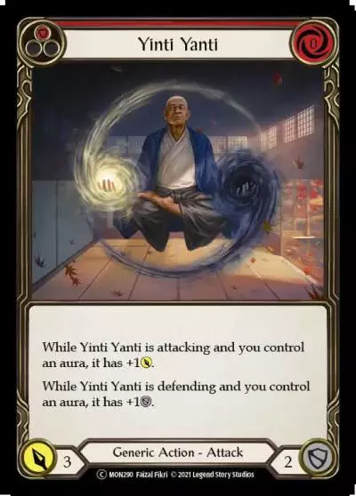 Yinti Yanti RED U-MON290-RF - Monarch - Unlimited - Flesh and blood card