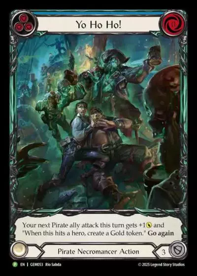 Yo Ho Ho! BLUE GEM053 - GEM - Pack 2 - Flesh and blood card