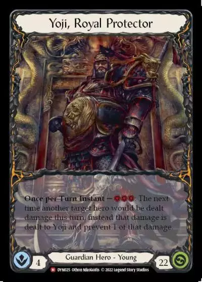Yoji, Royal Protector DYN025 - Dynasty - Flesh and blood card