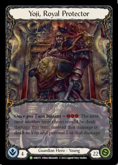 Yoji, Royal Protector HER075-CF - Armory - Season 8 - Flesh and blood card