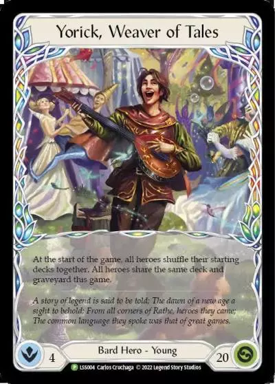 Yorick, Weaver of Tales LSS004-CF - Pro Tour - New Jersey 2022 - Flesh and blood card