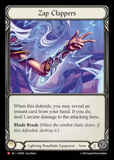 Zap Clappers AST005-RF - Armory Deck - Aurora, Shooting Star - Flesh and blood card