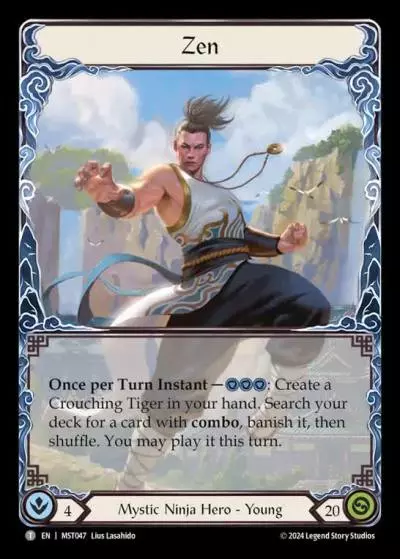 Zen L-MST047 - Pre-release - Part the Mistveil - Flesh and blood card