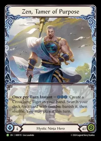 Zen, Tamer of Purpose HER115-RF - Calling - Part the Mistveil - Flesh and blood card