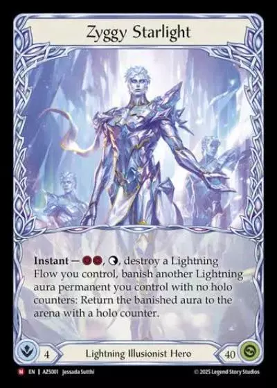 Zyggy Starlight AZS001-RF - Armory Deck - Zyggy Starlight - Flesh and blood card